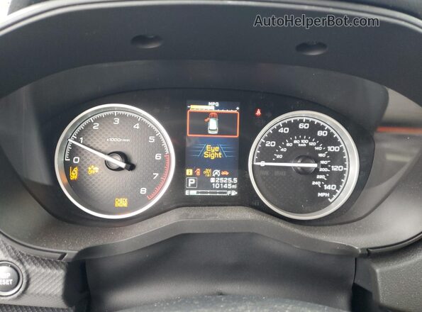 JF2SKADCXRH447769 2024 SUBARU FORESTER Blue ხელსაწყოთა პანელის ხედი