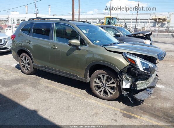 JF2SKALC7RH436794 2024 SUBARU FORESTER Зеленый Передняя правая четверть