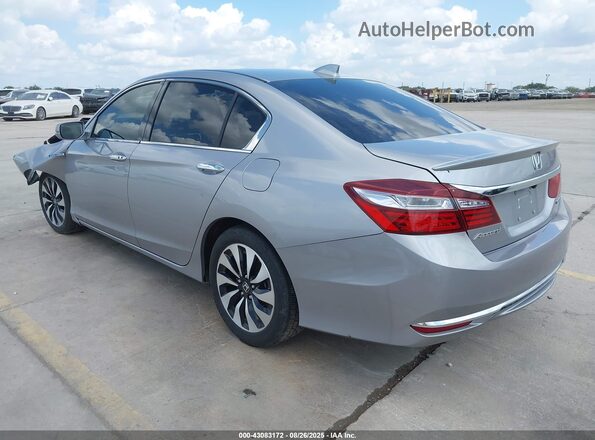 JHMCR6F37HC012906 2017 HONDA ACCORD HYBRID Серебряный Задняя левая четверть