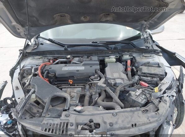 JHMCR6F37HC012906 2017 HONDA ACCORD HYBRID Серебряный Вид сзади