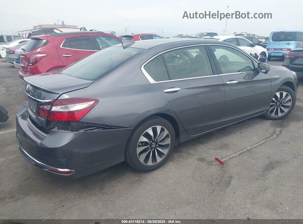 JHMCR6F38HC004555 2017 HONDA ACCORD HYBRID Gray Задня права чверть