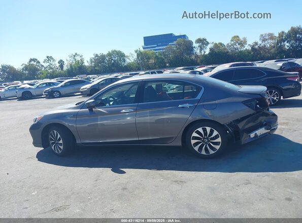 JHMCR6F38HC004555 2017 HONDA ACCORD HYBRID Gray Панорамний вид салону 360°