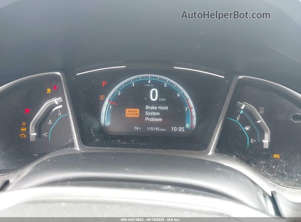 JHMFC1F75JX042246 2018 HONDA CIVIC Синий Вид задних сидений