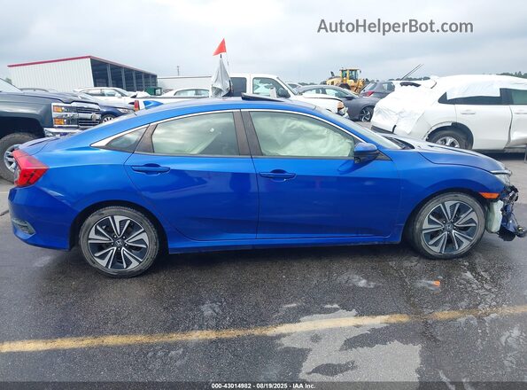 JHMFC1F75JX042246 2018 HONDA CIVIC Синий Вид задней части салона