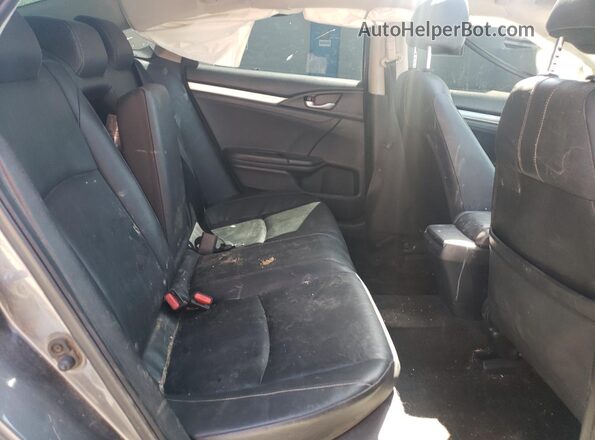 JHMFC1F78JX009094 2018 HONDA CIVIC Charcoal Вид задніх сидінь