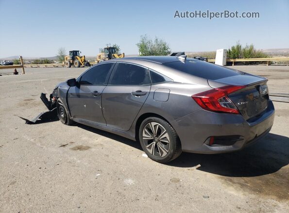 JHMFC1F78JX009094 2018 HONDA CIVIC Charcoal Задня ліва чверть