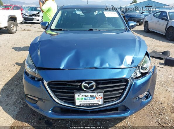 JM1BN1L31H1139307 2017 MAZDA 3 Синий Вид щитка приборов