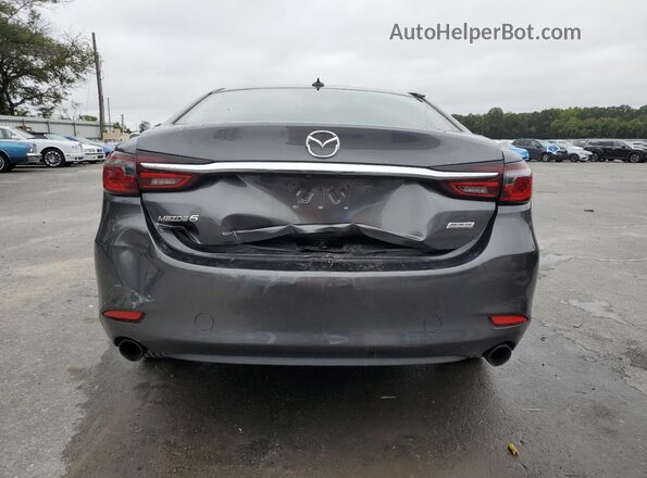JM1GL1TY6J1318441 2018 MAZDA 6 Gray Вид ззаду