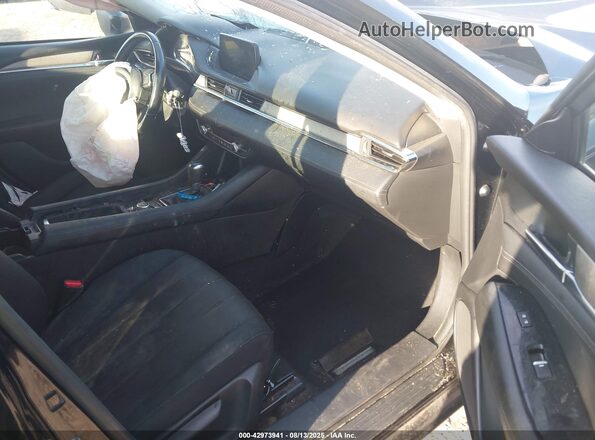 JM1GL1UM6J1308911 2018 MAZDA 6 Black Widok wnętrza z przodu
