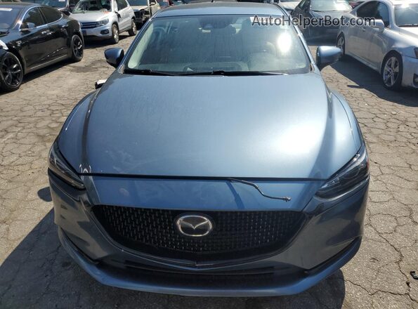 JM1GL1UM7J1311879 2018 MAZDA 6 Синий Вид спереди
