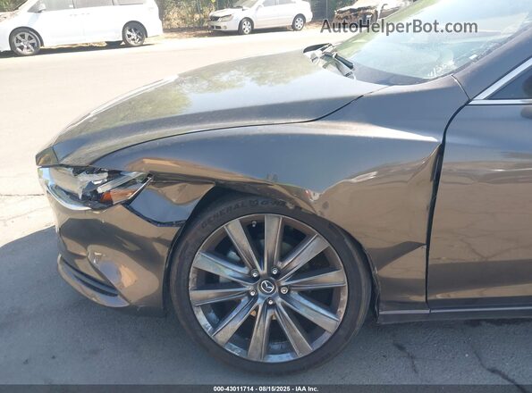 JM1GL1VM7J1306034 2018 MAZDA 6 Gray წინა ხედი