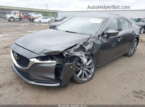 JM1GL1VM7L1512988 2020 MAZDA 6 Gray Передня ліва чверть