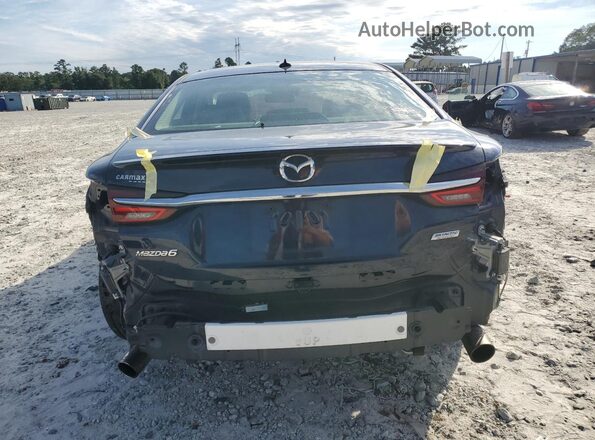 JM1GL1WY7J1336233 2018 MAZDA 6 Blue Вид ззаду