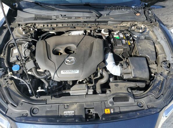 JM1GL1WY7J1336233 2018 MAZDA 6 Blue Вид задньої частини салону