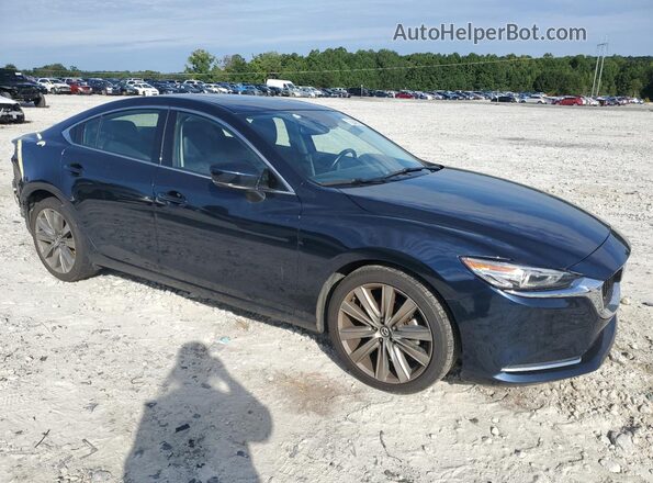 JM1GL1WY7J1336233 2018 MAZDA 6 Blue Передня права чверть