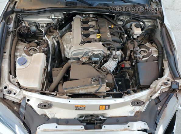 JM1NDAM70P0552955 2023 MAZDA MX-5 Silver Widok wnętrza z tyłu