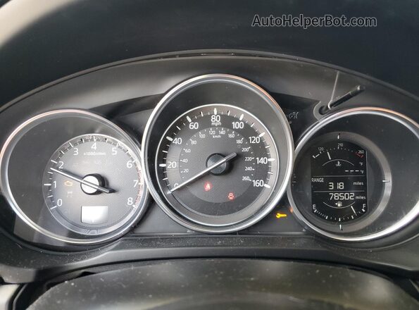 JM3KFABM2J1394696 2018 MAZDA CX-5 Black Вид щитка приладів