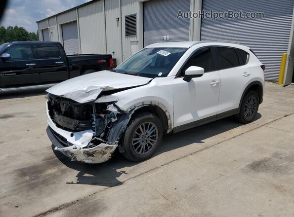 JM3KFABM3J0316594 2018 MAZDA CX-5 Белый Передняя левая четверть