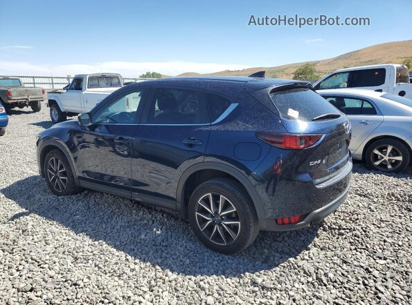 JM3KFACM7J1400166 2018 MAZDA CX-5 Blue Trasero izquierdo