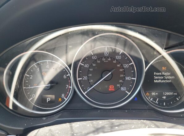 JM3KFACMXJ0325775 2018 MAZDA CX-5 Black Instrument cluster view