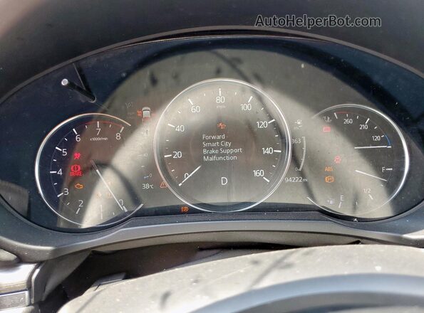 JM3KFADM0M1326639 2021 MAZDA CX-5 Silver Вид щитка приладів