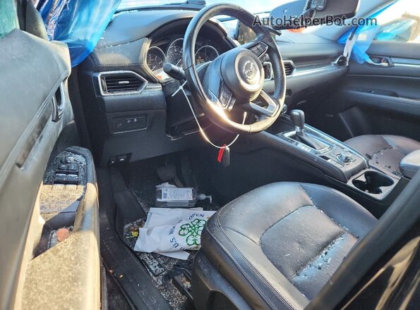 JM3KFADM1J0352572 2018 MAZDA CX-5 Black წინა პანელის ხედი