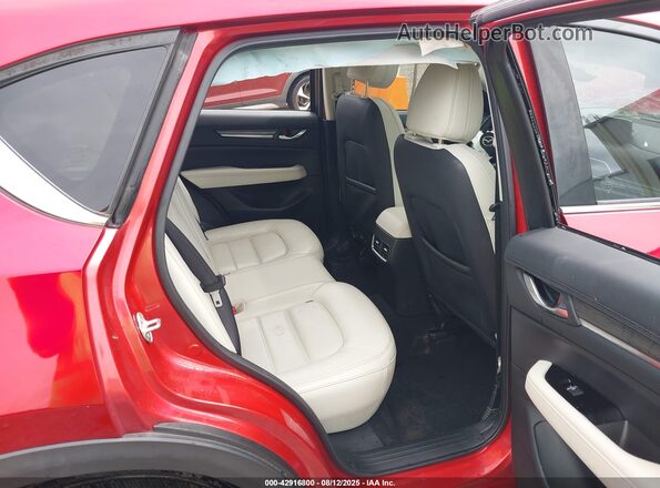 JM3KFADM5J0314682 2018 MAZDA CX-5 Maroon Вид наклейки з VIN-кодом