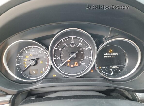 JM3KFADMXJ1324571 2018 MAZDA CX-5 Blue Вид щитка приладів