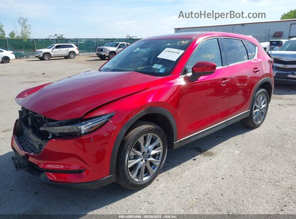 JM3KFBAY7M0457005 2021 MAZDA CX-5 Red Առջևի ձախ երեք քառորդ տեսարան