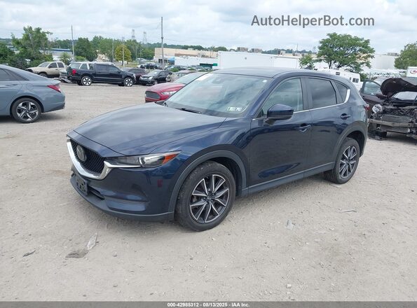 JM3KFBCM3J0474535 2018 MAZDA CX-5 Blue Przód lewy