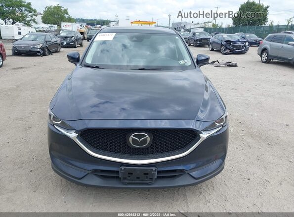 JM3KFBCM3J0474535 2018 MAZDA CX-5 Blue Widok wnętrza z tyłu