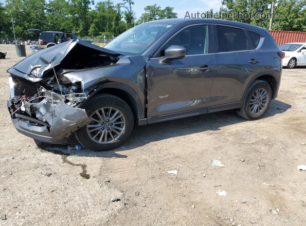 JM3KFBCM5J0366305 2018 MAZDA CX-5 Gray Առջևի ձախ երեք քառորդ տեսարան
