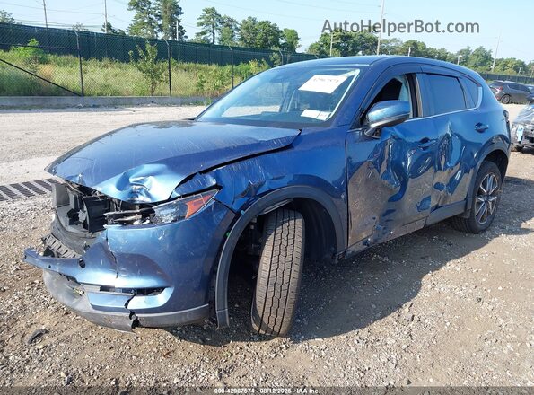 JM3KFBCM6J0435566 2018 MAZDA CX-5 Blue Przód lewy