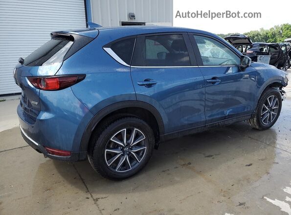 JM3KFBCM8J0300282 2018 MAZDA CX-5 Синий Задняя правая четверть