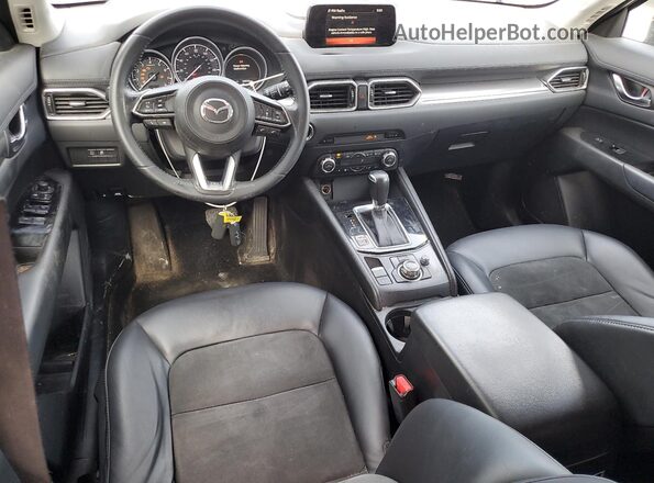 JM3KFBCM8J0300282 2018 MAZDA CX-5 Синий Вид панели приборов