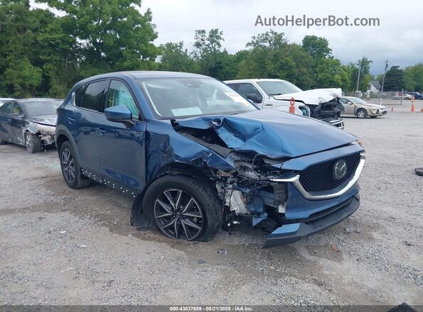 JM3KFBDM9J0458676 2018 MAZDA CX-5 Blue Przód prawy