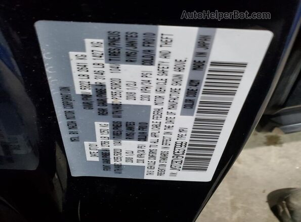 JM3TCBDY6M0537999 2021 MAZDA CX-9 Blue VIN sticker view