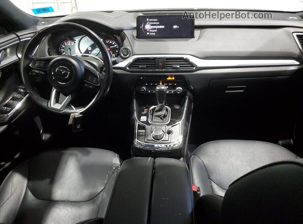 JM3TCBDY6M0537999 2021 MAZDA CX-9 Blue Dashboard view