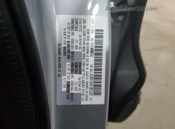 JM3TCBEY8H0128679 2017 MAZDA CX-9 Silver VIN კოდის სტიკერის ხედი