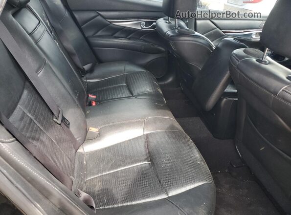 JN1BY1AP9GM221363 2016 INFINITI Q70 Черный Вид задних сидений