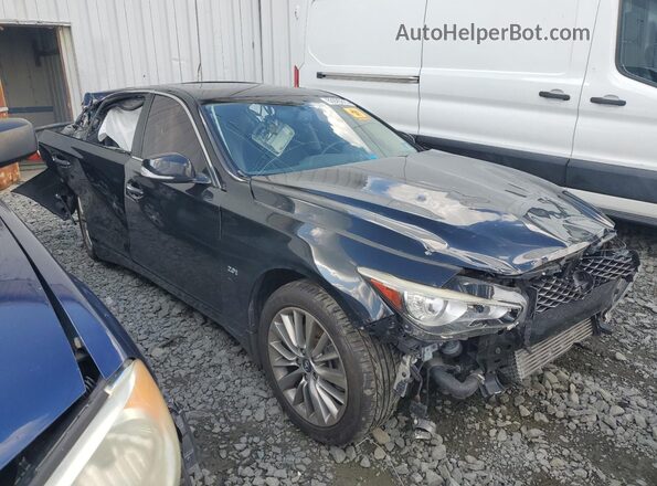 JN1CV7AP7JM240663 2018 INFINITI Q50 Black წინა მარჯვენა