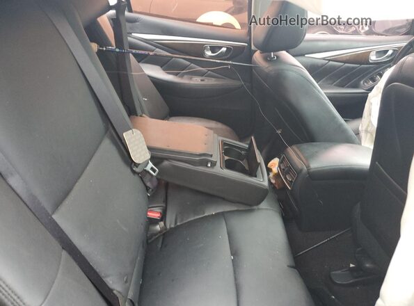 JN1CV7AP7JM240663 2018 INFINITI Q50 Black უკანა სავარძლების ხედი