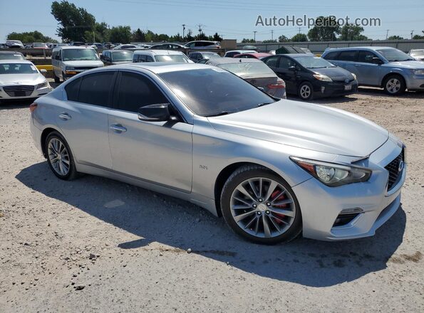 JN1EV7AP6JM350970 2018 INFINITI Q50 Silver Delantero derecho