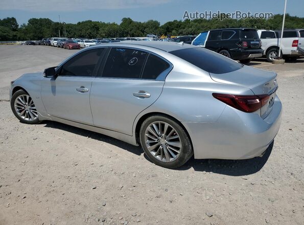 JN1EV7AP6JM350970 2018 INFINITI Q50 Silver Trasero izquierdo