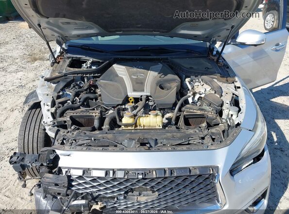 JN1EV7AP8JM353725 2018 INFINITI Q50 Silver უკანა ხედი