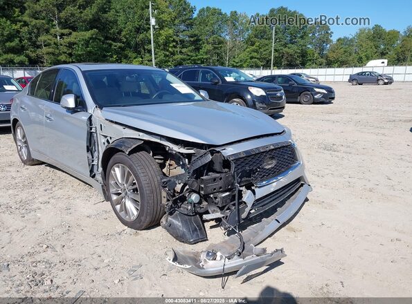 JN1EV7AP8JM353725 2018 INFINITI Q50 Silver წინა ხედი