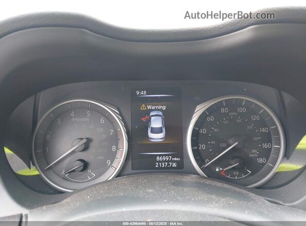 JN1EV7AP9JM358240 2018 INFINITI Q50 White უკანა სავარძლების ხედი