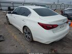 2018 Infiniti Q50 3.0t Sport White vin: JN1EV7AP9JM358240