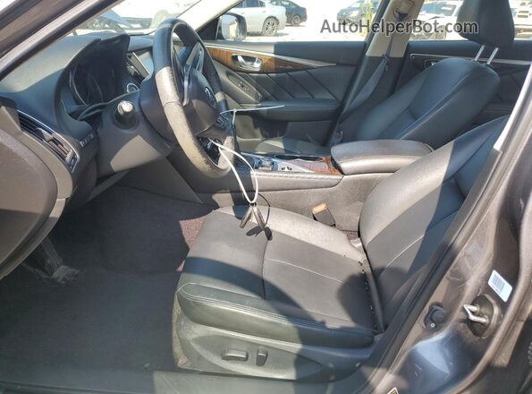 JN1EV7AP9JM363387 2018 INFINITI Q50 Gray წინა სალონის ხედი