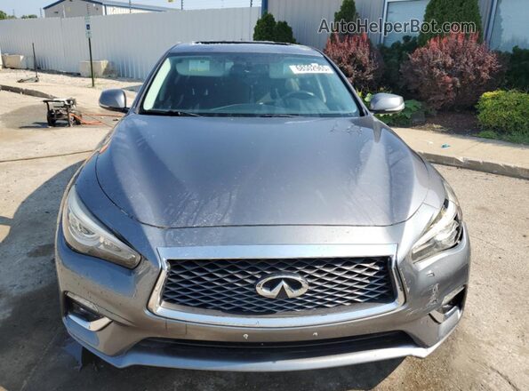 JN1EV7AP9JM363387 2018 INFINITI Q50 Gray წინა ხედი